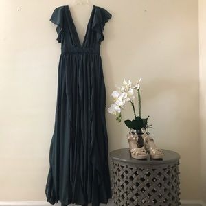 Open Back Grecian Style Dress